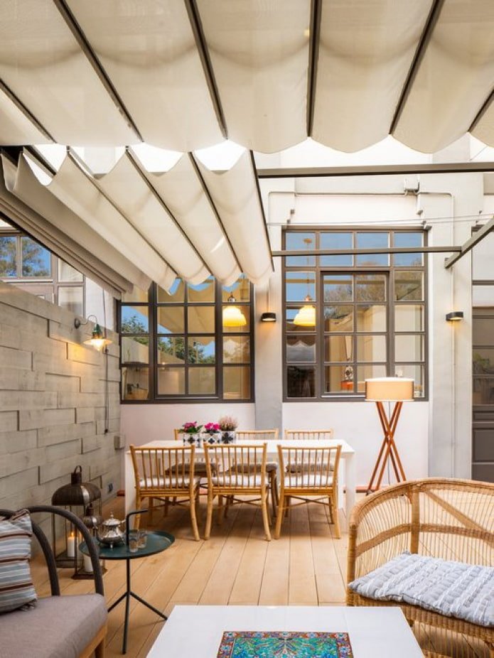 kitchen on the terrace