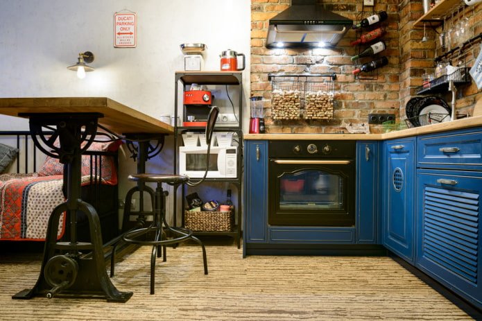 linoleum in the kitchen