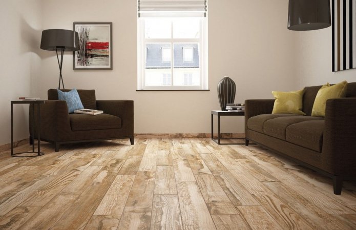 Linoleum under the laminate