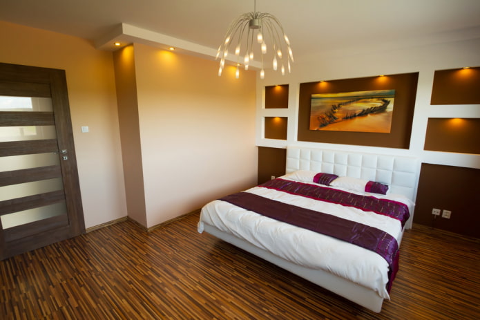 brown linoleum in the interior
