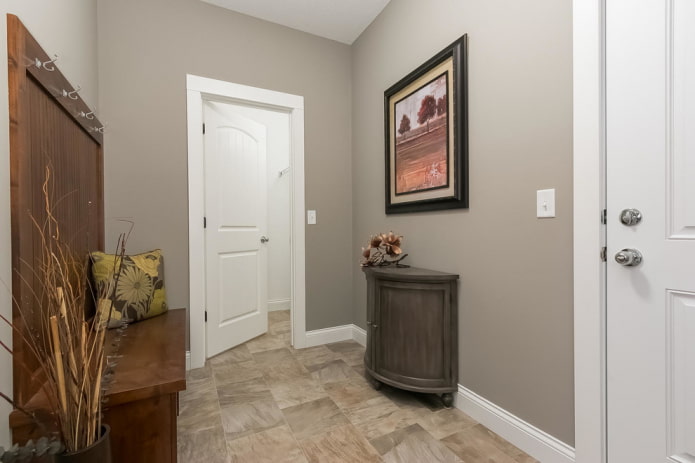 Light brown linoleum