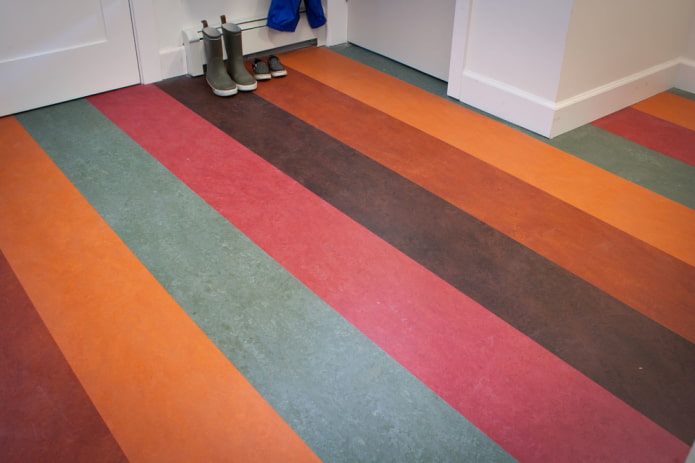 multicolored floor
