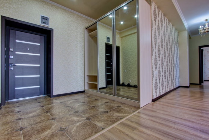 linoleum in the hallway