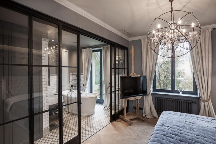 linen blackout curtains in the interior