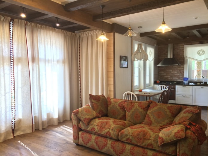 linen curtains with fringe
