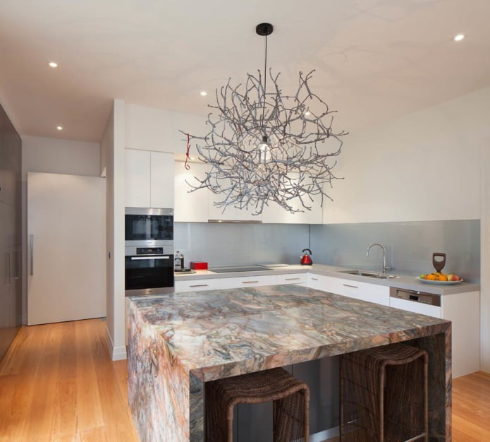 chandelier in the form of branches