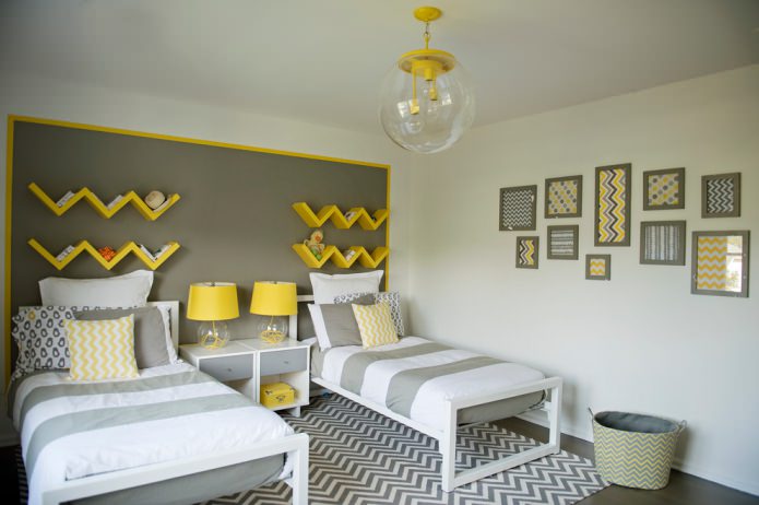 ball chandelier in the nursery