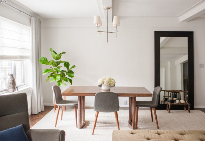 modern in the interior
