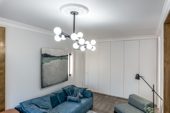 chandelier in the hall