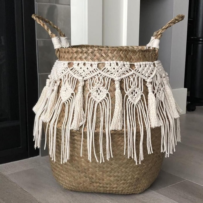 decorate ikea basket