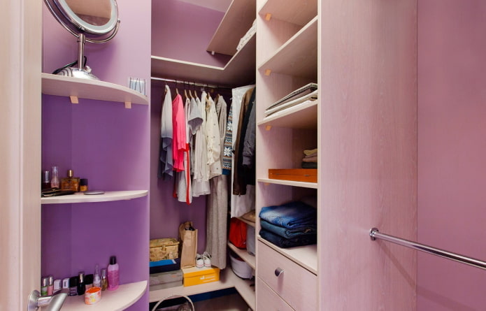 small dressing room