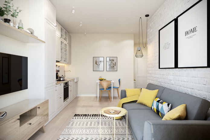 16 square meter living room design