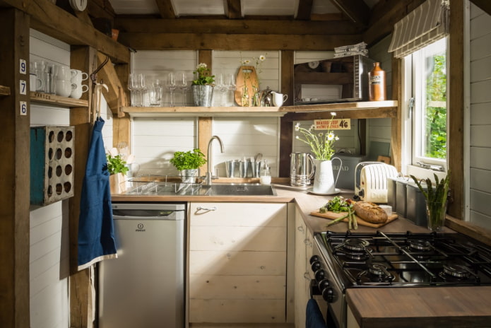 Corner kitchen set