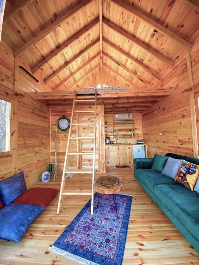 Living room and stairs