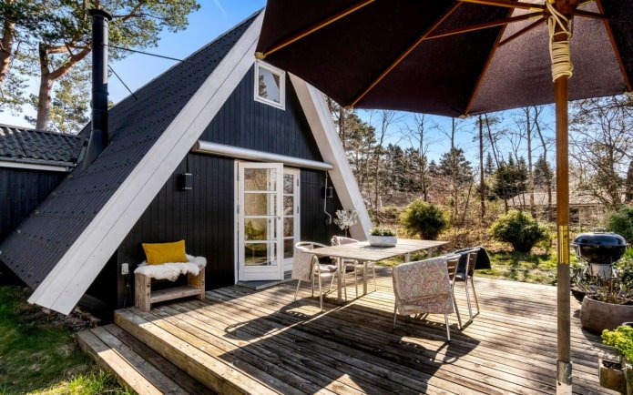 A-shaped house