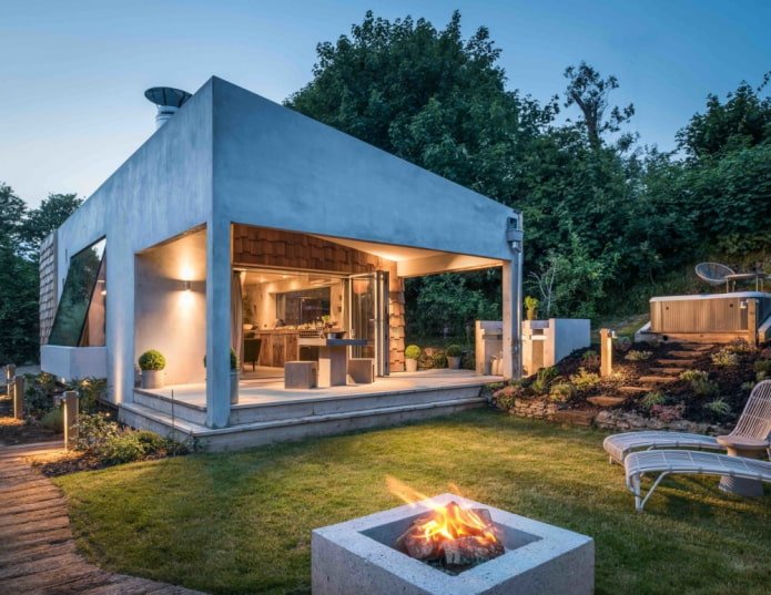 House from a garage