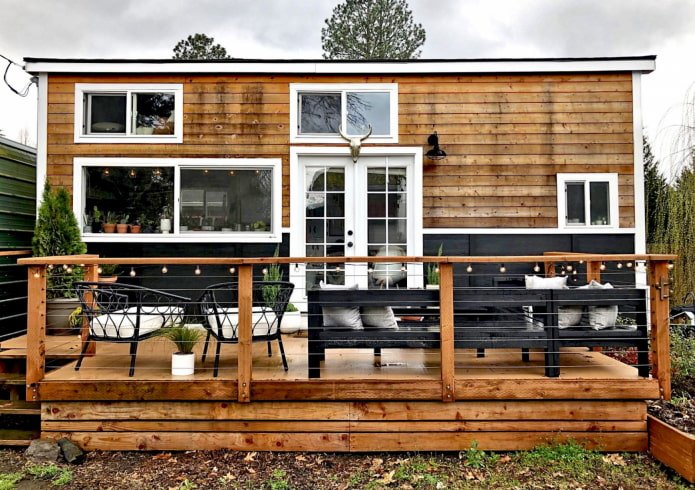 House with a cozy terrace