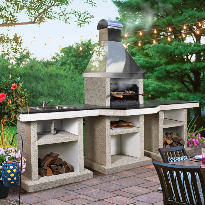 stove complex for a summer house