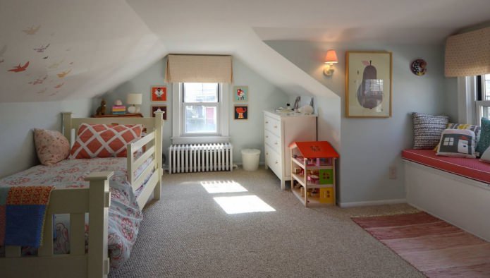 light nursery for a girl