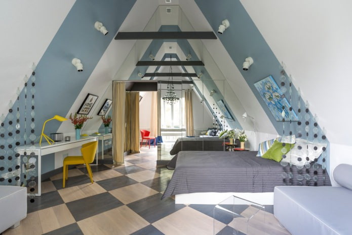 teenager bedroom in a modern style