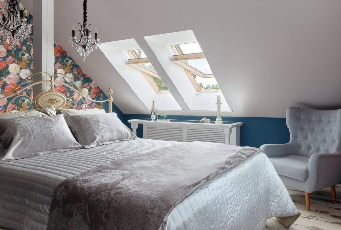 Bedroom in the attic
