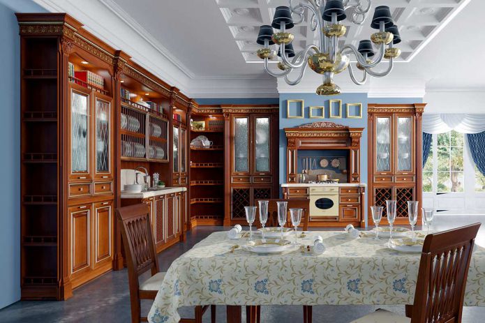 Wooden kitchen fronts
