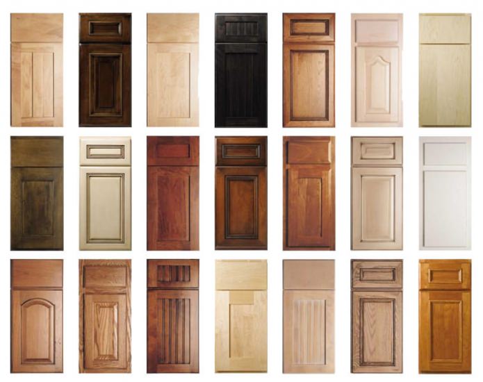 Wooden kitchen fronts