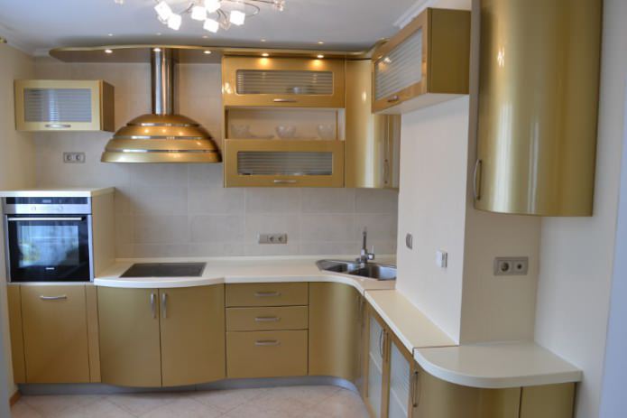 MDF kitchen facades with enamel coating