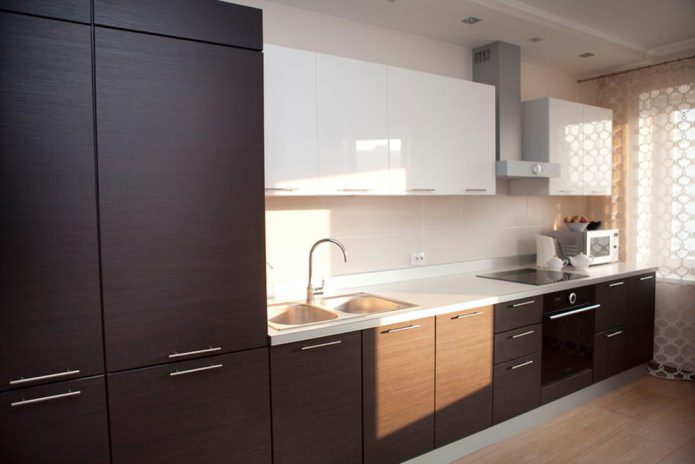 MDF kitchen facades with PVC coating