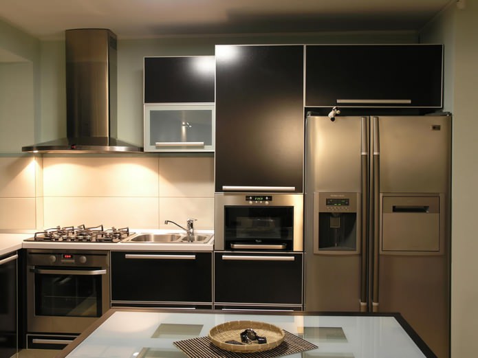 Plastic kitchen facades
