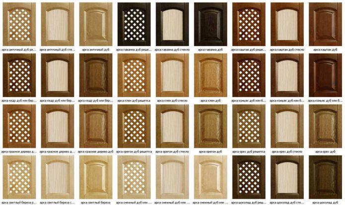Frame facades based on MDF profile