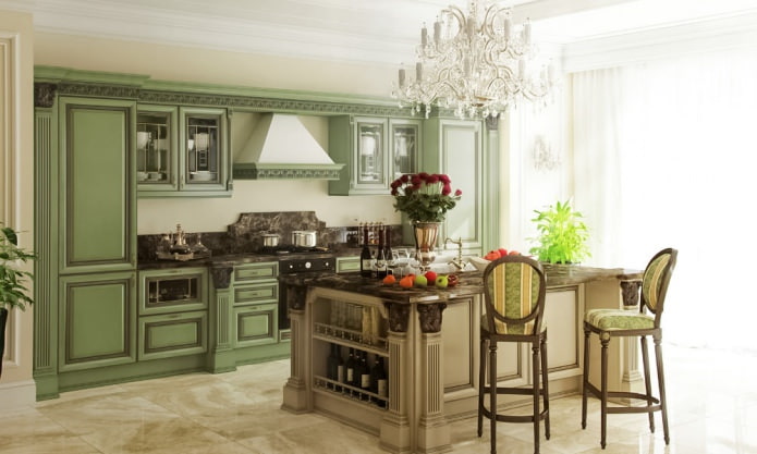 Wooden kitchen fronts