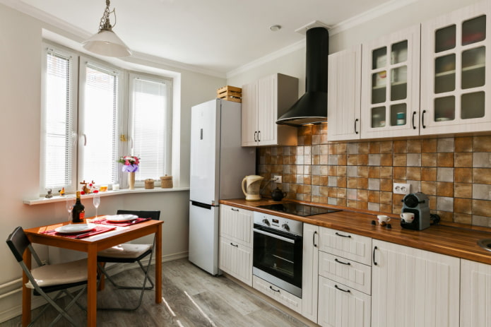 Matte kitchen set