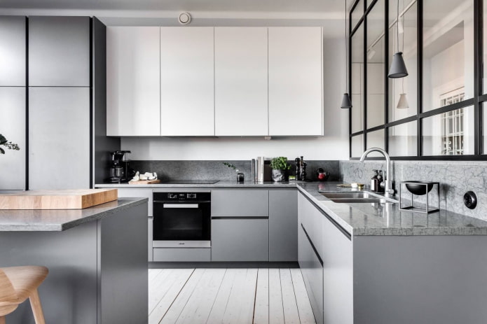 light matte kitchen
