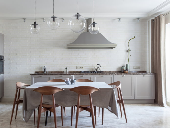 matte kitchen without upper cabinets