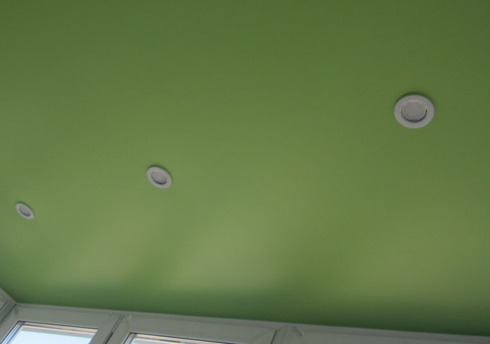 matte stretch fabric green