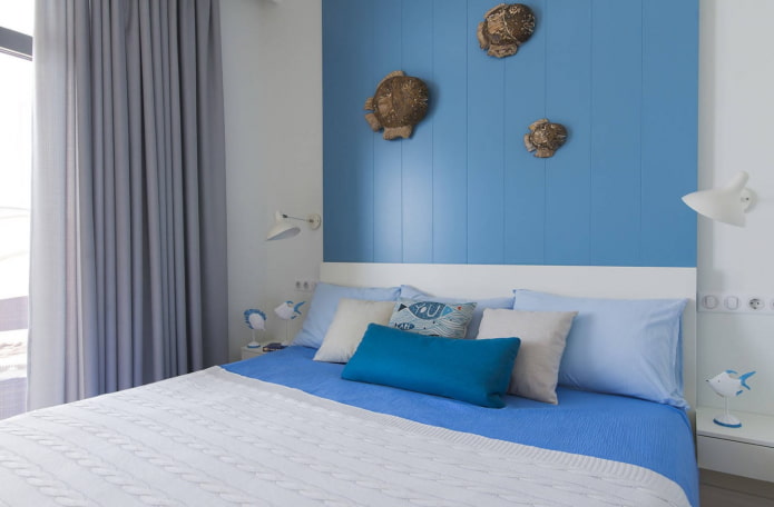 MDF panels in the bedroom