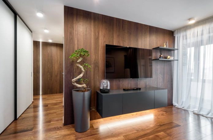 Wood wall decoration