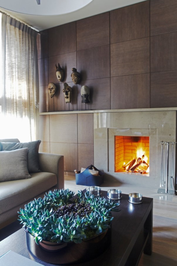 wall panels under wood