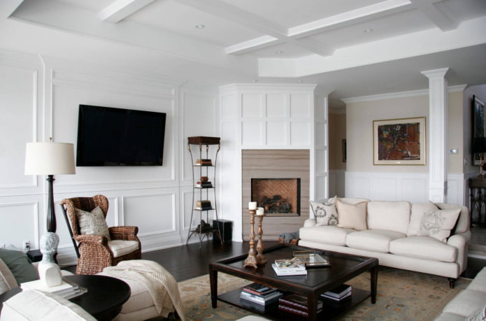 how to decorate walls in a classic style