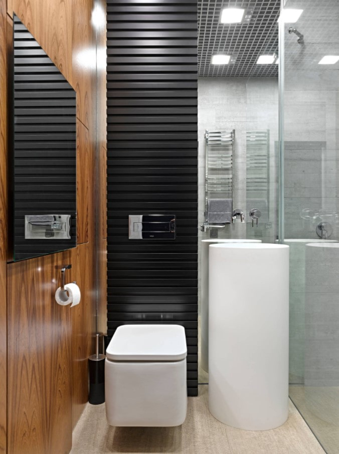 wall decoration options in the bathroom