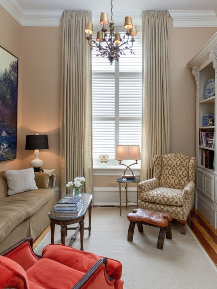 different chairs in the hall
