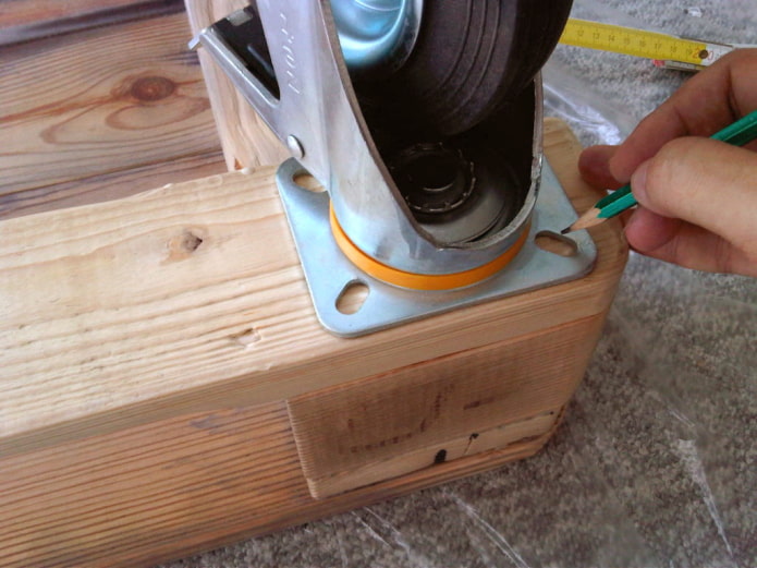 Fixing the wheels