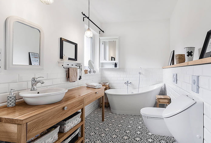 Scandinavian style bathroom