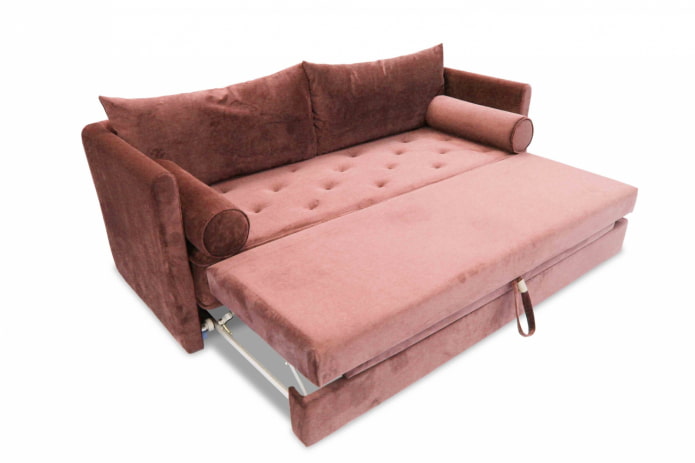straight dolphin sofa