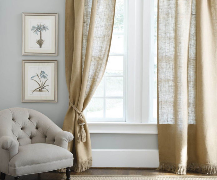 simple curtains for the living room