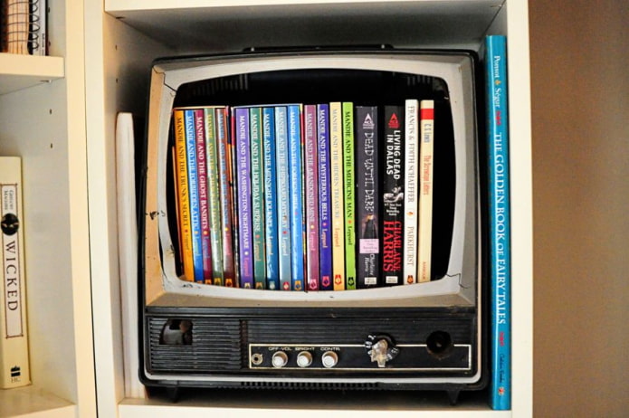 Shelf from a TV