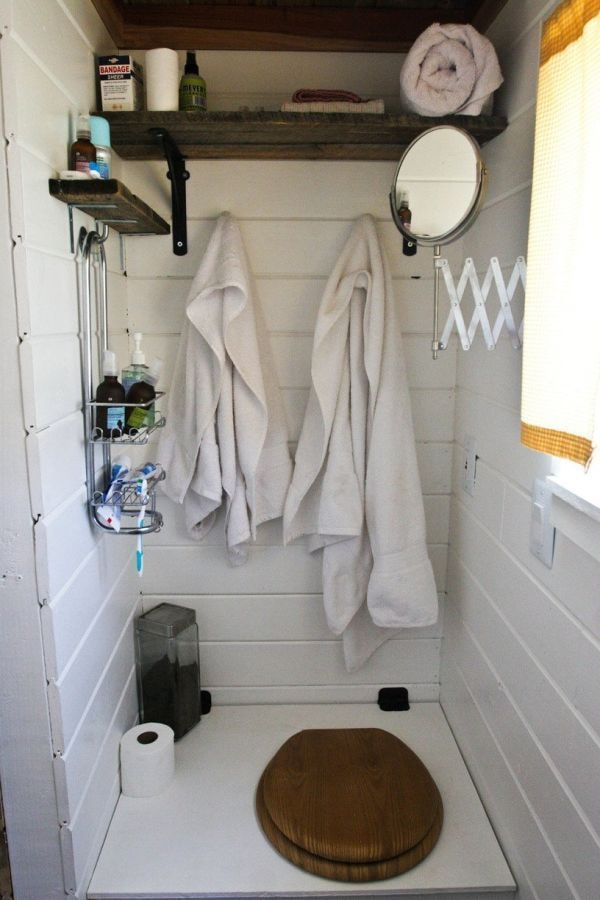 Storage in the toilet