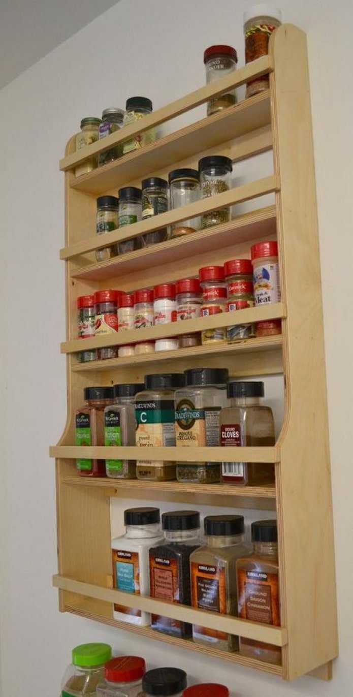 shelf with spices