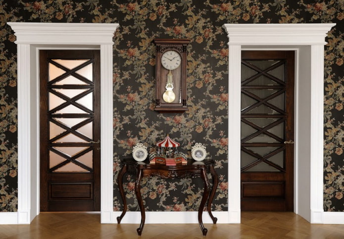 Wide door frames
